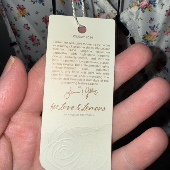 NWT For Love & Lemons Samantha Maxi Slip Dress - Picture 9 of 10